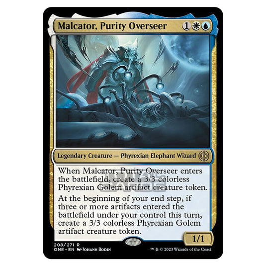 Magic The Gathering - Phyrexia - All Will Be One - Malcator, Purity Overseer - 208/271