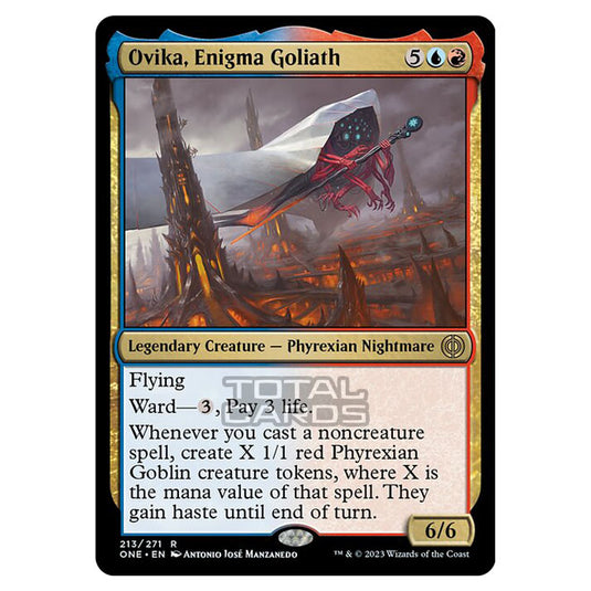 Magic The Gathering - Phyrexia - All Will Be One - Ovika, Enigma Goliath - 213/271