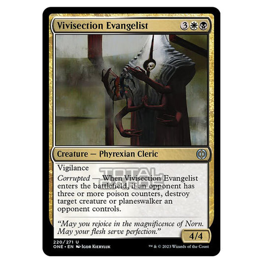 Magic The Gathering - Phyrexia - All Will Be One - Vivisection Evangelist - 220/271