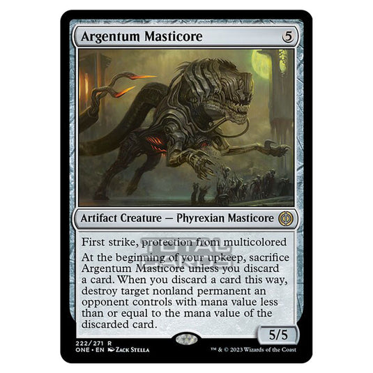 Magic The Gathering - Phyrexia - All Will Be One - Argentum Masticore - 222/271