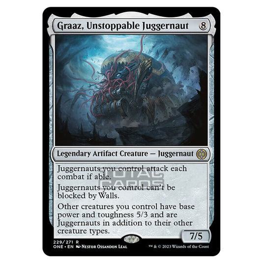 Magic The Gathering - Phyrexia - All Will Be One - Graaz, Unstoppable Juggernaut - 229/271