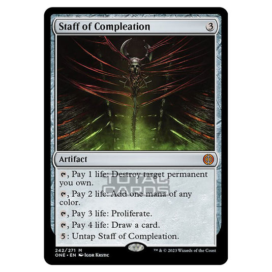 Magic The Gathering - Phyrexia - All Will Be One - Staff of Compleation - 242/271