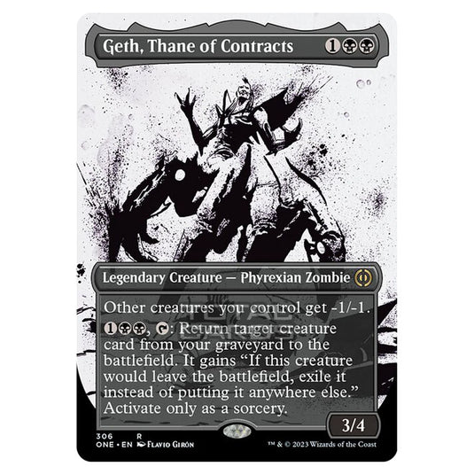 Magic The Gathering - Phyrexia - All Will Be One - Geth, Thane of Contracts - 306/271