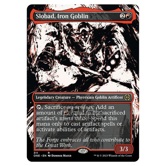 Magic The Gathering - Phyrexia - All Will Be One - Slobad, Iron Goblin - 311/271