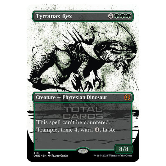 Magic The Gathering - Phyrexia - All Will Be One - Tyrranax Rex - 314/271