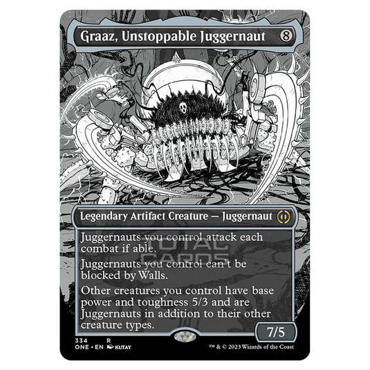 Magic The Gathering - Phyrexia - All Will Be One - Graaz, Unstoppable Juggernaut - 334/271