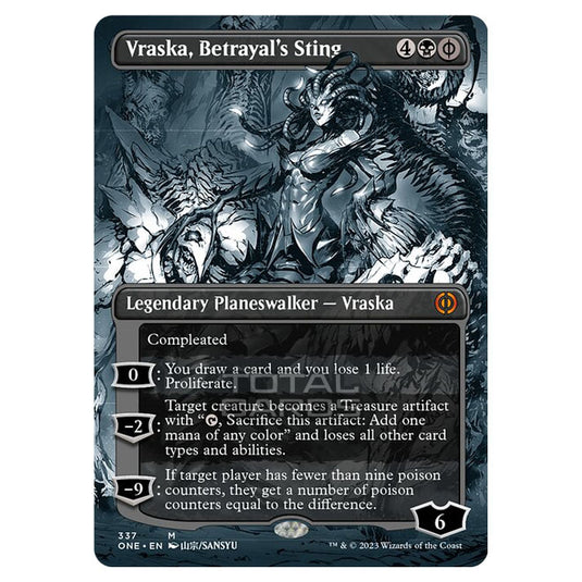 Magic The Gathering - Phyrexia - All Will Be One - Vraska, Betrayal's Sting - 337/271