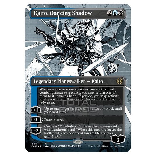 Magic The Gathering - Phyrexia - All Will Be One - Kaito, Dancing Shadow - 340/271