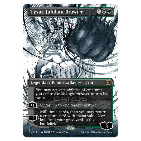 Magic The Gathering - Phyrexia - All Will Be One - Tyvar, Jubilant Brawler - 344/271
