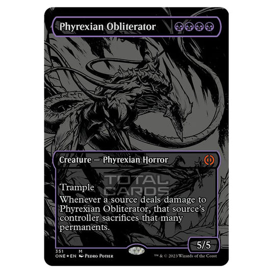 Magic The Gathering - Phyrexia - All Will Be One - Phyrexian Obliterator - 351/271