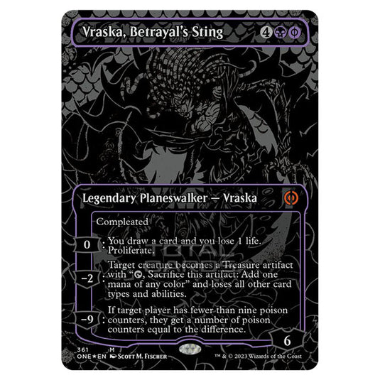 Magic The Gathering - Phyrexia - All Will Be One - Vraska, Betrayal's Sting - 361/271