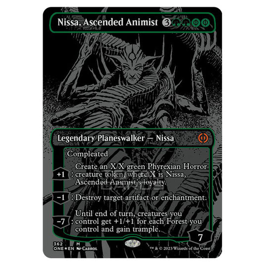 Magic The Gathering - Phyrexia - All Will Be One - Nissa, Ascended Animist - 362/271