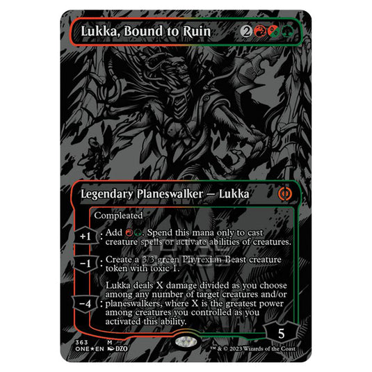 Magic The Gathering - Phyrexia - All Will Be One - Lukka, Bound to Ruin - 363/271