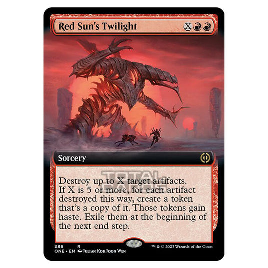 Magic The Gathering - Phyrexia - All Will Be One - Red Sun's Twilight - 386/271