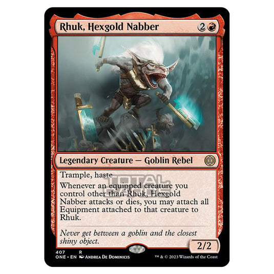 Magic The Gathering - Phyrexia - All Will Be One - Rhuk, Hexgold Nabber - 407/271