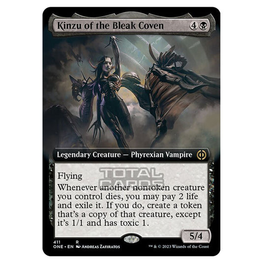 Magic The Gathering - Phyrexia - All Will Be One - Kinzu of the Bleak Coven - 411/271