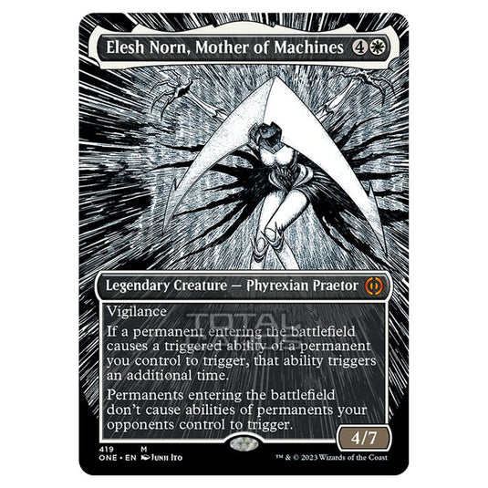 Magic The Gathering - Phyrexia - All Will Be One - Elesh Norn, Mother of Machines - 419/271