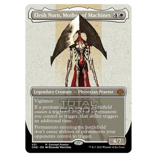 Magic The Gathering - Phyrexia - All Will Be One - Elesh Norn, Mother of Machines - 421/271