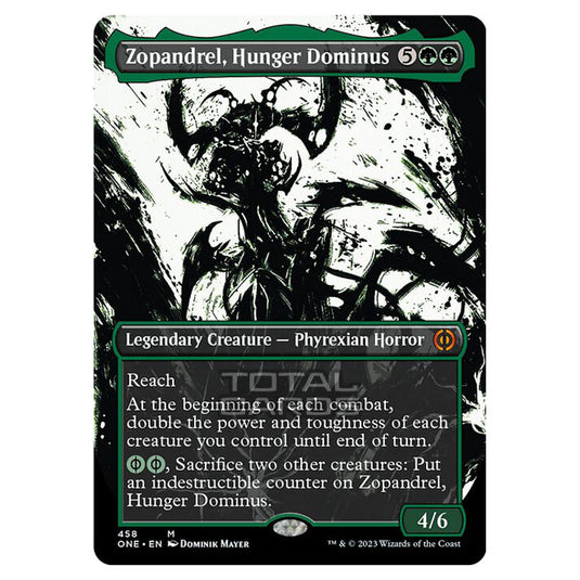 Magic The Gathering - Phyrexia - All Will Be One - Zopandrel, Hunger Dominus - 458/271