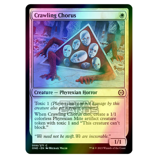 Magic The Gathering - Phyrexia - All Will Be One - Crawling Chorus - 8/271 (Foil)