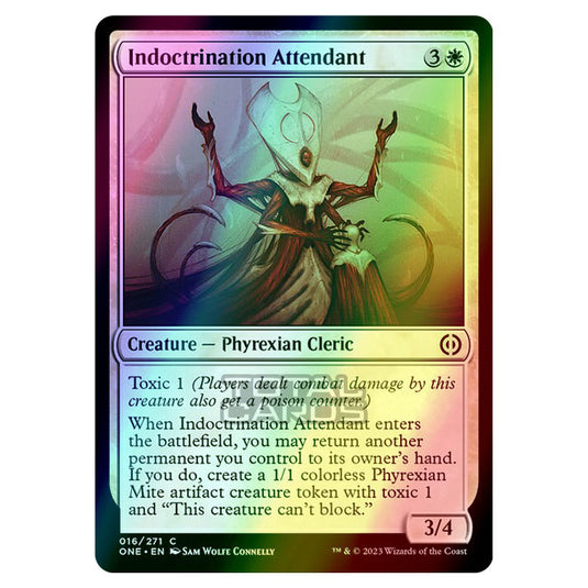 Magic The Gathering - Phyrexia - All Will Be One - Indoctrination Attendant - 16/271 (Foil)