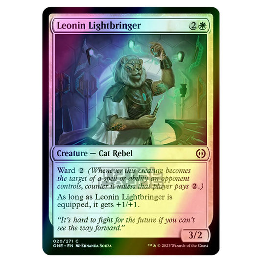 Magic The Gathering - Phyrexia - All Will Be One - Leonin Lightbringer - 20/271 (Foil)