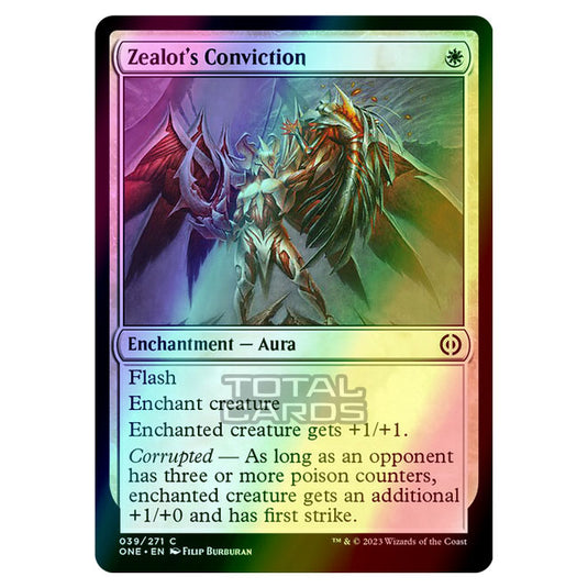 Magic The Gathering - Phyrexia - All Will Be One - Zealot's Conviction - 39/271 (Foil)