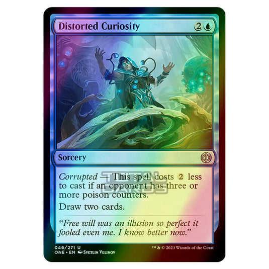 Magic The Gathering - Phyrexia - All Will Be One - Distorted Curiosity - 46/271 (Foil)