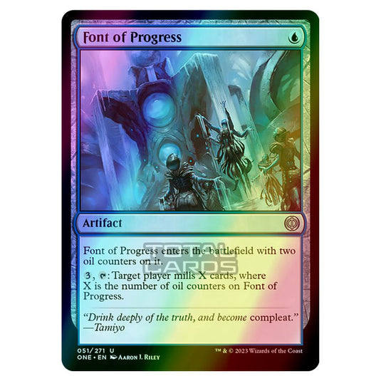 Magic The Gathering - Phyrexia - All Will Be One - Font of Progress - 51/271 (Foil)