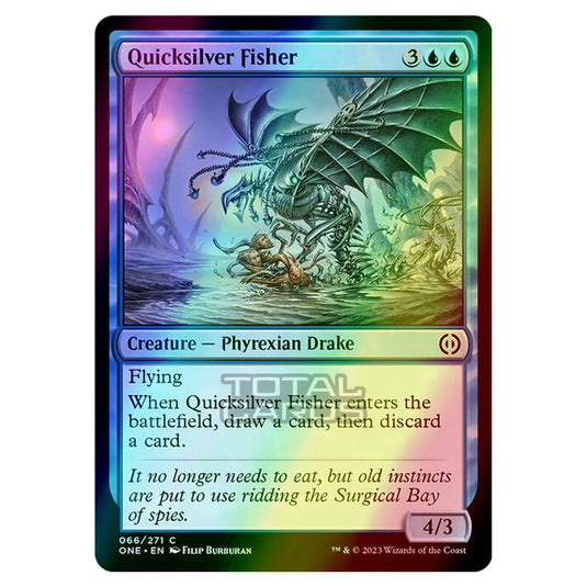 Magic The Gathering - Phyrexia - All Will Be One - Quicksilver Fisher - 66/271 (Foil)