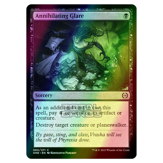 Magic The Gathering - Phyrexia - All Will Be One - Annihilating Glare - 80/271 (Foil)