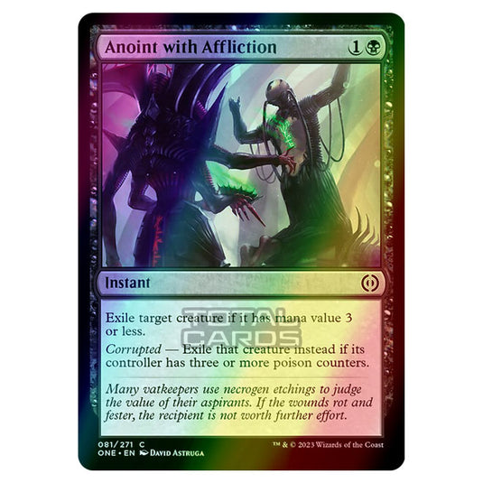 Magic The Gathering - Phyrexia - All Will Be One - Anoint with Affliction - 81/271 (Foil)