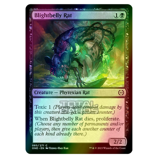 Magic The Gathering - Phyrexia - All Will Be One - Blightbelly Rat - 85/271 (Foil)