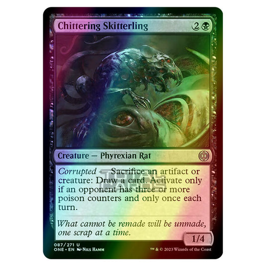 Magic The Gathering - Phyrexia - All Will Be One - Chittering Skitterling - 87/271 (Foil)