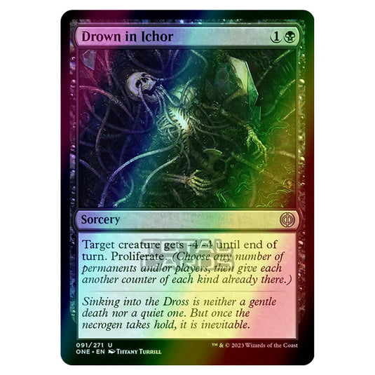 Magic The Gathering - Phyrexia - All Will Be One - Drown in Ichor - 91/271 (Foil)