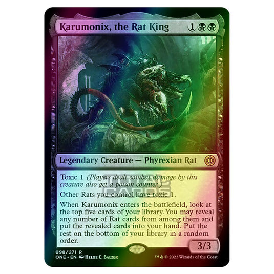 Magic The Gathering - Phyrexia - All Will Be One - Karumonix, the Rat King - 98/271 (Foil)