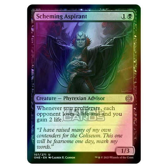 Magic The Gathering - Phyrexia - All Will Be One - Scheming Aspirant - 107/271 (Foil)