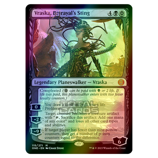 Magic The Gathering - Phyrexia - All Will Be One - Vraska, Betrayal's Sting - 115/271 (Foil)