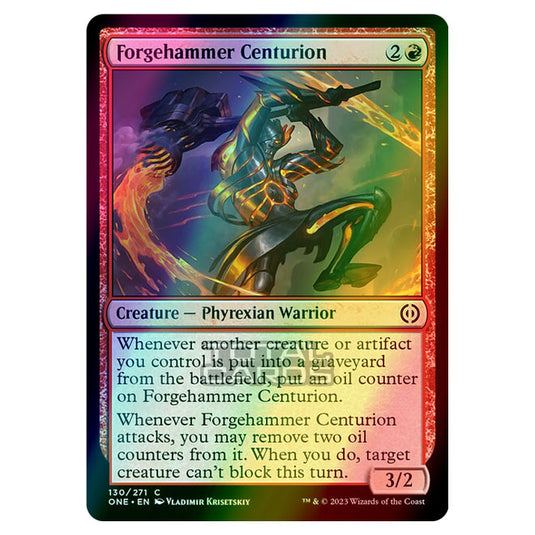 Magic The Gathering - Phyrexia - All Will Be One - Forgehammer Centurion - 130/271 (Foil)