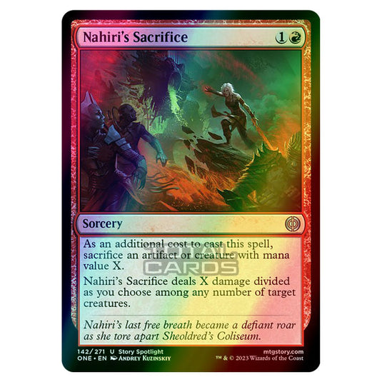 Magic The Gathering - Phyrexia - All Will Be One - Nahiri's Sacrifice - 142/271 (Foil)