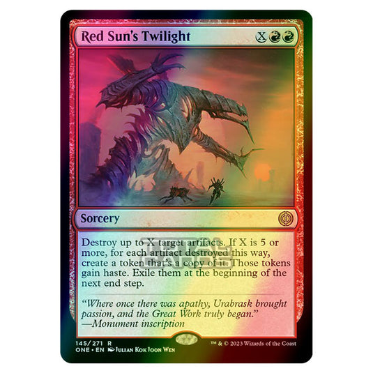 Magic The Gathering - Phyrexia - All Will Be One - Red Sun's Twilight - 145/271 (Foil)