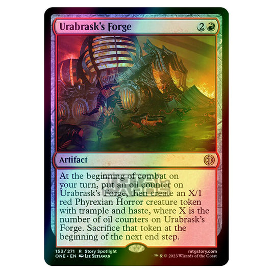 Magic The Gathering - Phyrexia - All Will Be One - Urabrask's Forge - 153/271 (Foil)