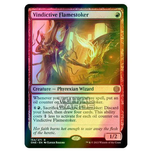 Magic The Gathering - Phyrexia - All Will Be One - Vindictive Flamestoker - 154/271 (Foil)