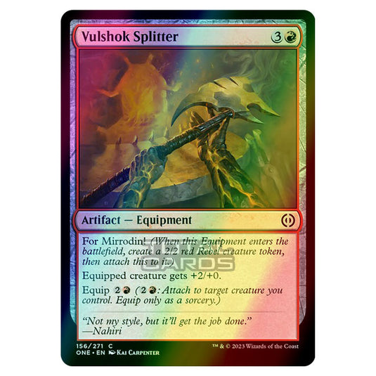 Magic The Gathering - Phyrexia - All Will Be One - Vulshok Splitter - 156/271 (Foil)