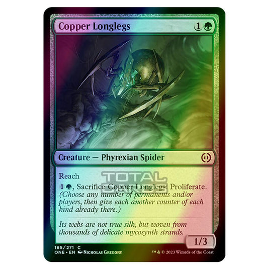 Magic The Gathering - Phyrexia - All Will Be One - Copper Longlegs - 165/271 (Foil)