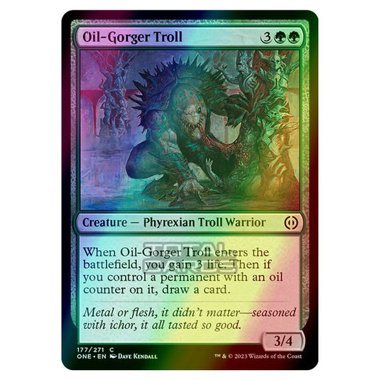 Magic The Gathering - Phyrexia - All Will Be One - Oil-Gorger Troll - 177/271 (Foil)