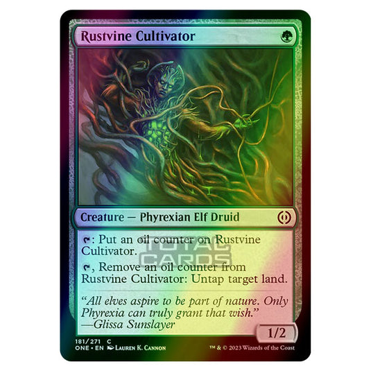 Magic The Gathering - Phyrexia - All Will Be One - Rustvine Cultivator - 181/271 (Foil)