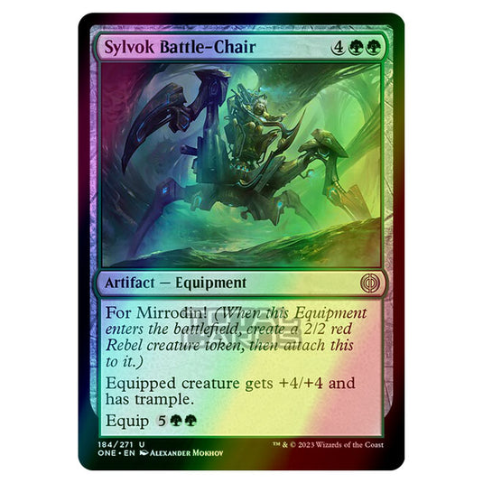 Magic The Gathering - Phyrexia - All Will Be One - Sylvok Battle-Chair - 184/271 (Foil)