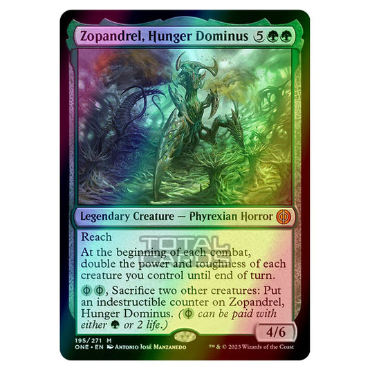 Magic The Gathering - Phyrexia - All Will Be One - Zopandrel, Hunger Dominus - 195/271 (Foil)