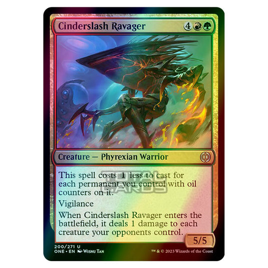 Magic The Gathering - Phyrexia - All Will Be One - Cinderslash Ravager - 200/271 (Foil)